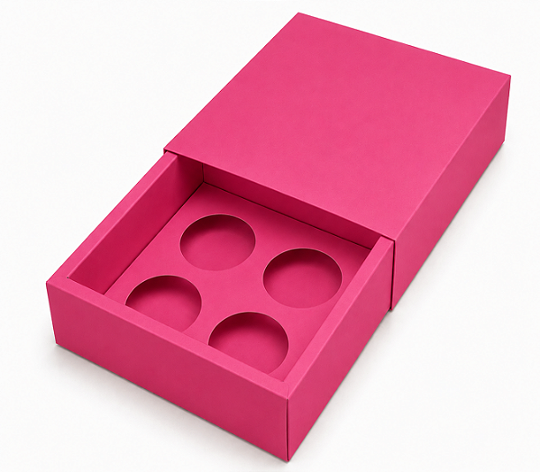 Caixas para 4 Brigadeiros 8,5x8,5x4,5 - Pct com 10 Unidades