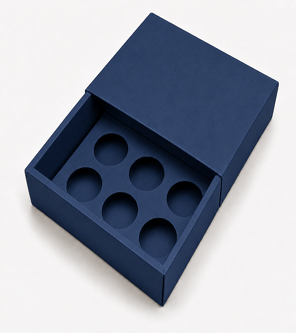 Caixas para 6 Brigadeiros sem Visor - Pct com 10 Unidades