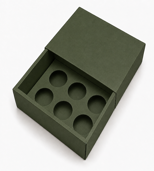 Caixas para 6 Brigadeiros sem Visor - Pct com 10 Unidades