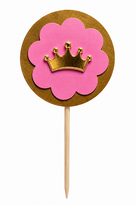 Toppers / Tags para Cupcakes - Pct com 12 unidades
