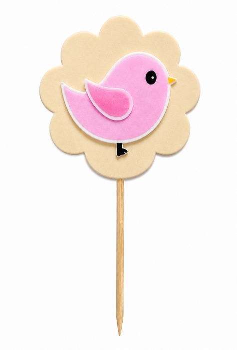 Toppers / Tags para Cupcakes - Pct com 12 unidades