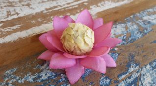 Forminhas em Tecido para Doces - Flor de Lotus / 24 Unidades