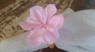 Porta Guardanapos / Flores de Tecido - Flor de Cerejeira - Pct com 24 Unidades