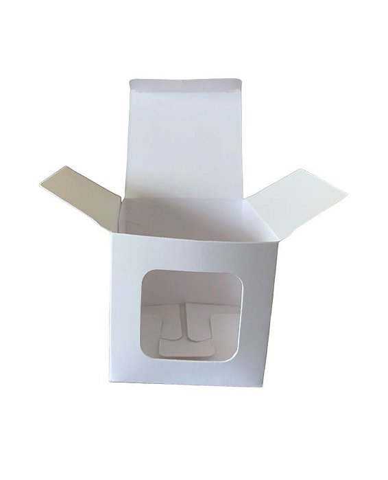 Caixinhas 5x5x5 para uma Mini Vela Bubble ou Potes de 30g - Pct com 50 Unidades
