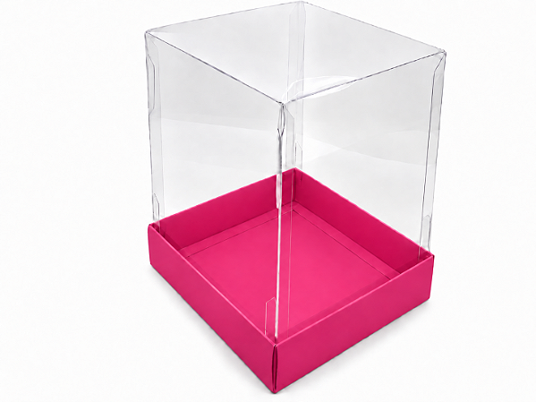 Caixinha para Mini Bolos / Mini Panetone 10x10x15 - Pct com 10 Unidades
