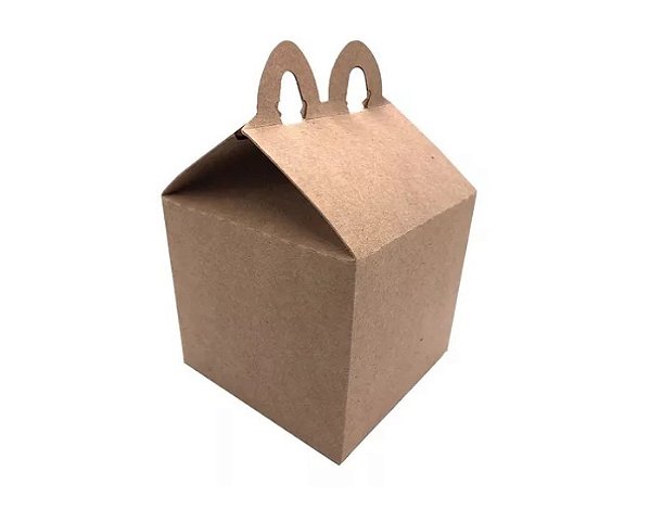 Caixa Maleta Modelo McDonald's 11,5x11,5x10 / Branco - Pct com 10 Unidades