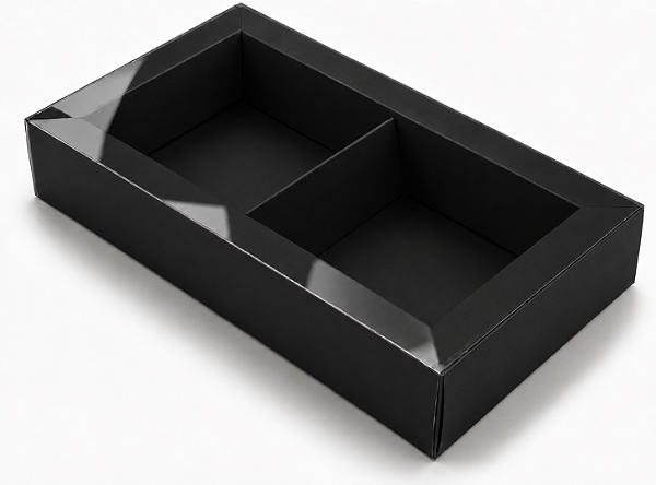 Caixa para 02 Brownies / Biscoitos / Sabonetes 20,2x12x3,5 - Pct 10 un