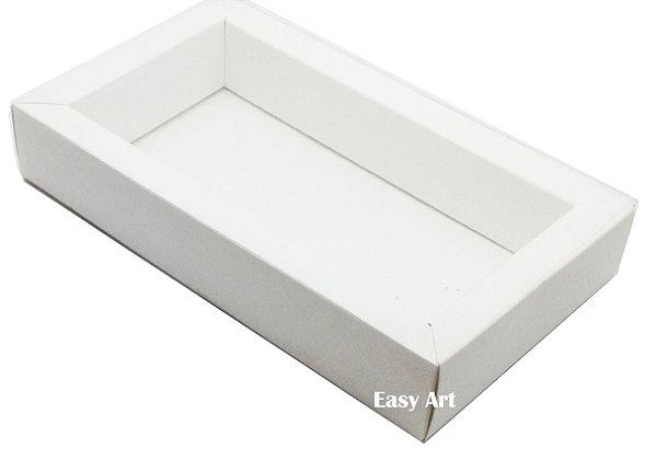 Caixa para 8 Brigadeiros / Tampa Transparente - Pct com 10 Unidades