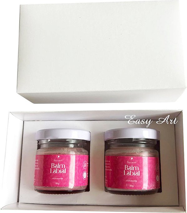 Caixas para Kit 02 Mini Velas Pote Geleinha Presentes Embalagens 40ml