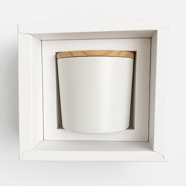 Caixa Borda para Vela Copo Whisky Com Tampa 265ml - 10 Unidades