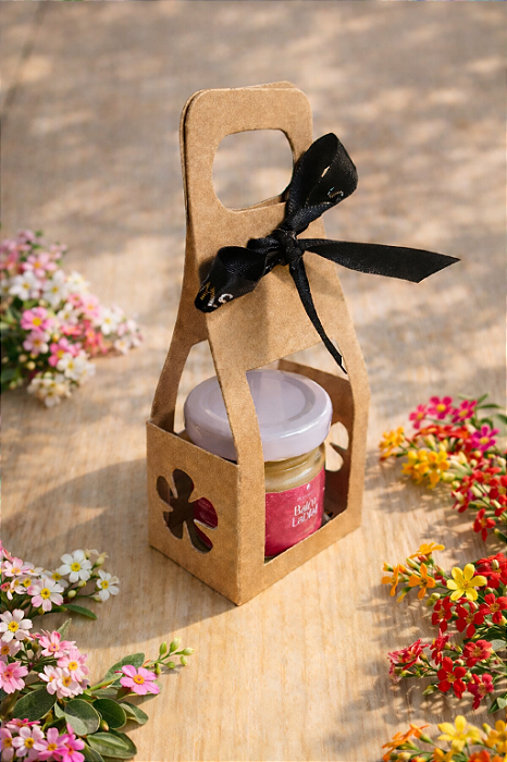 Caixas Sacolinhas Lembrancinhas / Mini Vela Geleinha 40ml - 20 Unidades