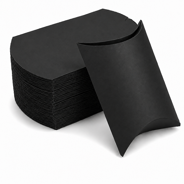 Caixa Almofada Preto 11,5x9,5x3 - Pct com 10 Unidades