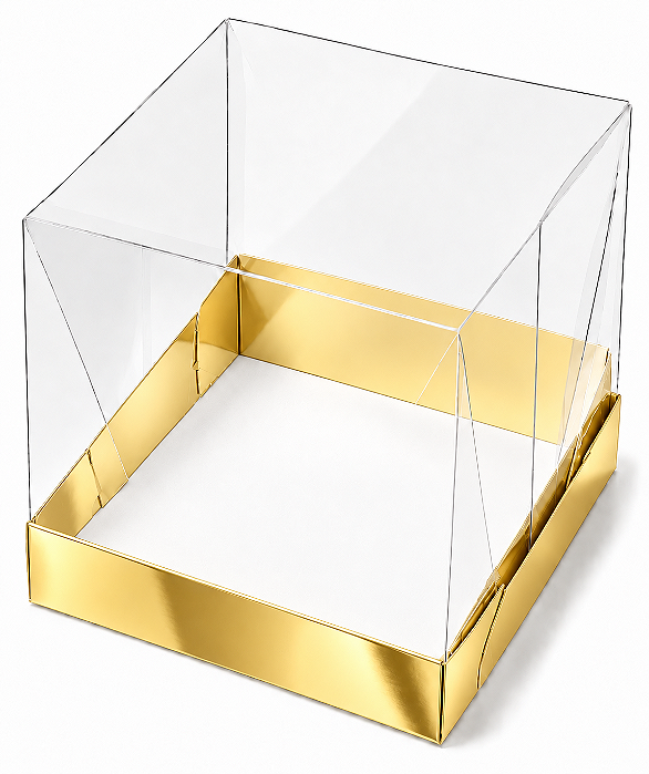Caixinhas para Mini Bolos 12x12x12 - Pct com 10 Unidades