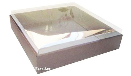 Caixa para 25 Brigadeiros 20x20x4,5 - Pct com 10 Unidades