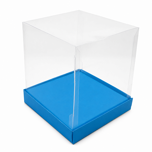 Caixinha para Mini Bolos / Mini Panetones com Berço 10x10x10 - Pct com 10 Unidades