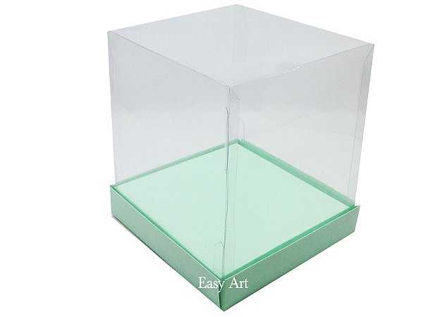 Caixinha para Mini Bolos / Mini Panetones com Berço - Pct com 10 Unidades