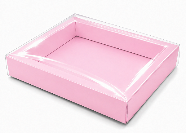 Caixas para 12 Macarons Deitados / Borda Larga 21,5x18x3,5 - Pct com 10 Unidades