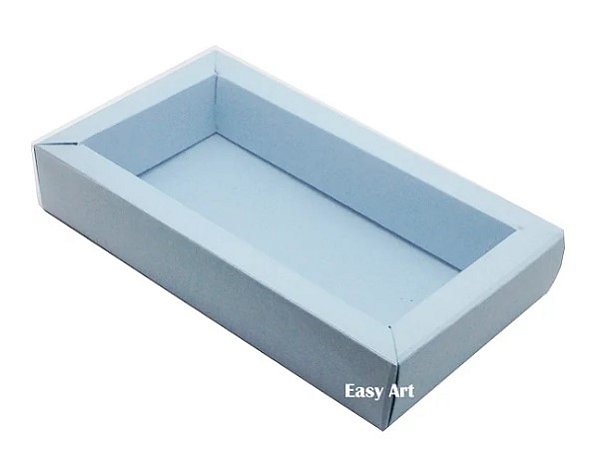 Caixa para 8 Macarons Deitados / Tampa Transparente - Pct com 10 Unidades