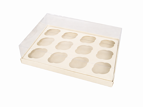 Caixas para 12 Mini Cupcakes 23,5x16,8x6 - Pct com 10 Unidades