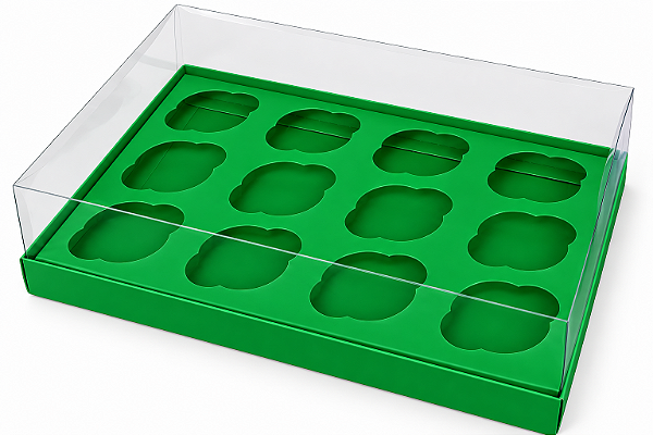 Caixas para 12 Mini Cupcakes 23,5x16,8x8 - Pct com 10 Unidades