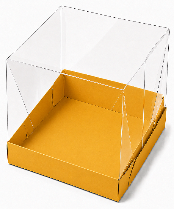 Caixinhas para Mini Bolos 8x8x6 - Pct com 10 Unidades