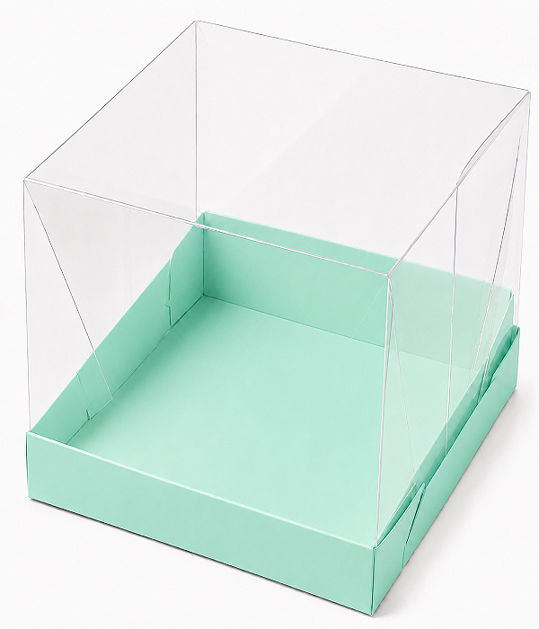 Caixinhas para Mini Bolos 8x8x6 - Pct com 10 Unidades