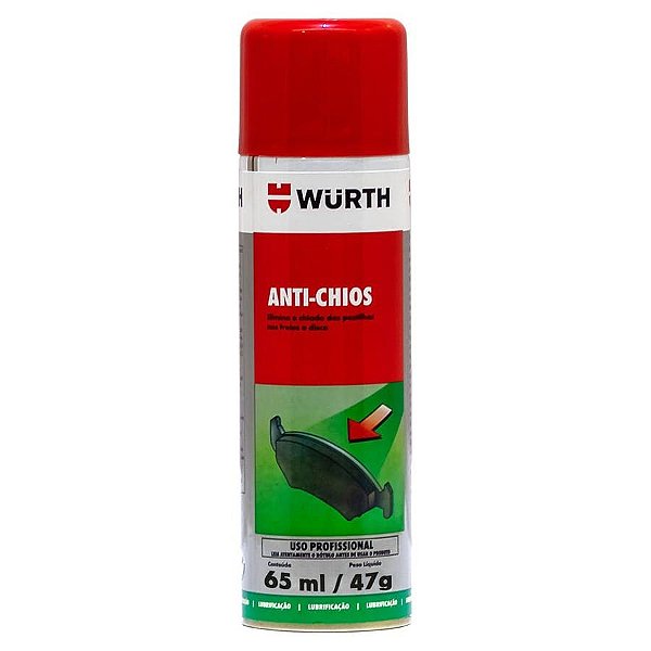 Anti Chios Ruido Barulho Das Pastilhas De Freio Wurth 65ml