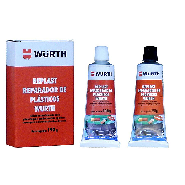 Reparador de Plásticos REPLAST 190g - Wurth