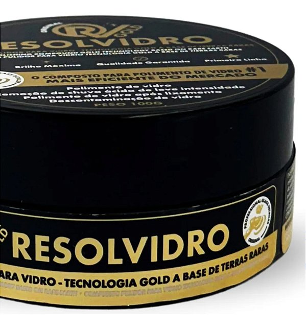 Composto Polimento Vidro Gold 100g Pó Resolvidro