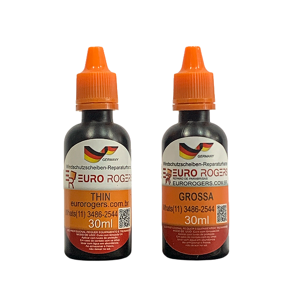 Resina Reparo Parabrisas Thin e Grossa 30ml