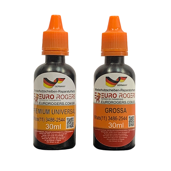 Resina Reparo Parabrisas Premium e Grossa 30ml