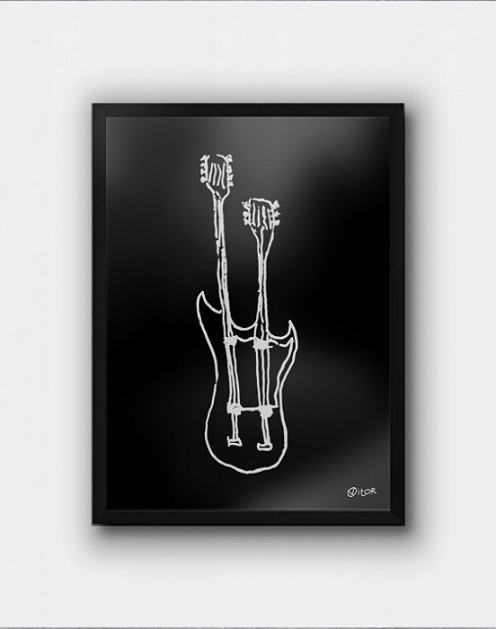 Quadro decorativo - Guitarra