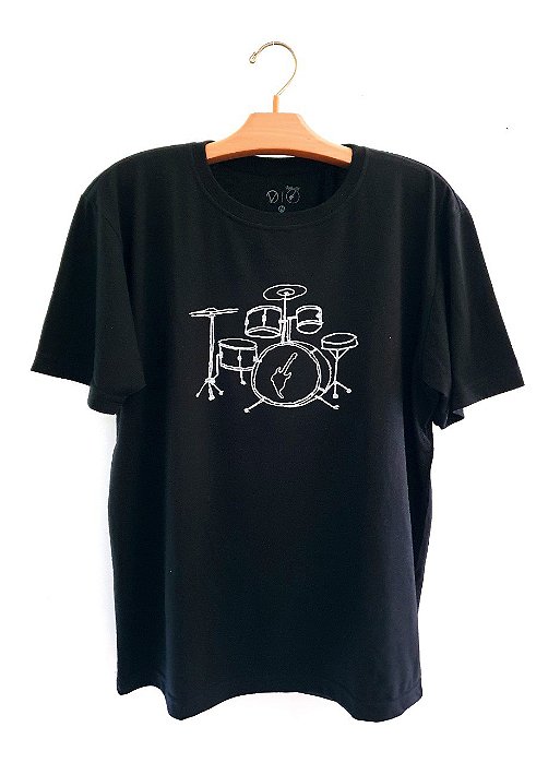 Camiseta T-Shirt em Malha PET Reciclada - Bateria Rock in Rio