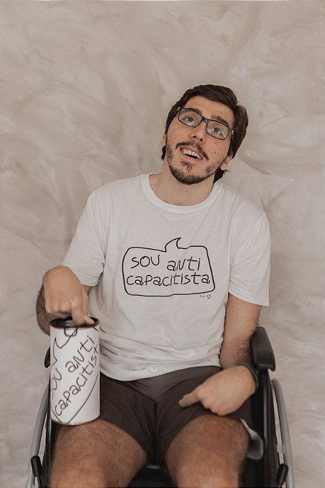 Camiseta T-Shirt em Malha PET Reciclada - Anticapacitista