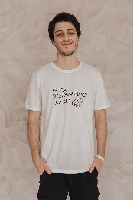 Camiseta T-Shirt em Malha PET Reciclada - Desapontado