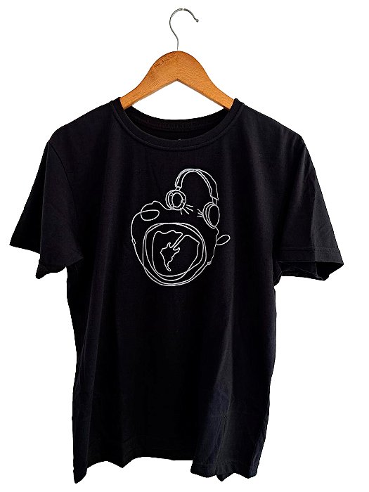Camiseta T-Shirt em Malha PET Reciclada - Headphone Rock in Rio