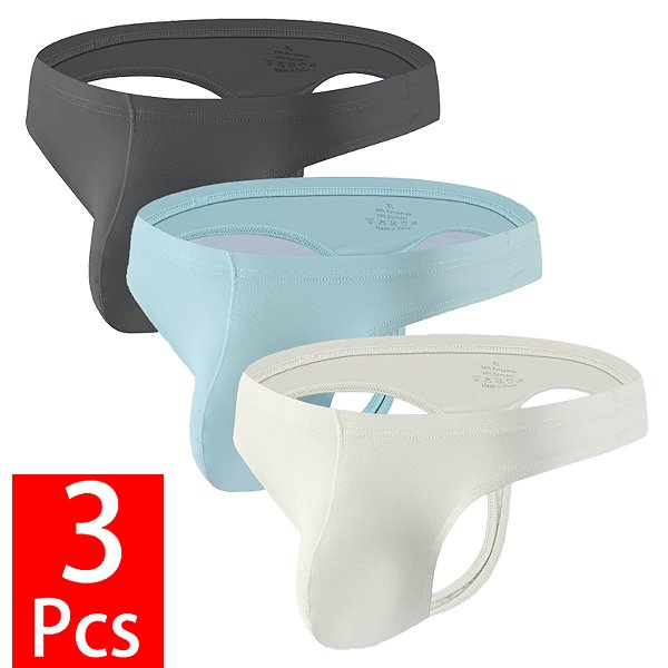 Kit 3 Calcinhas Masculinas Fio Dental