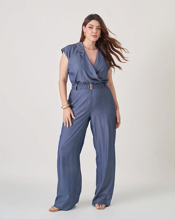 Macacão Stella plus size