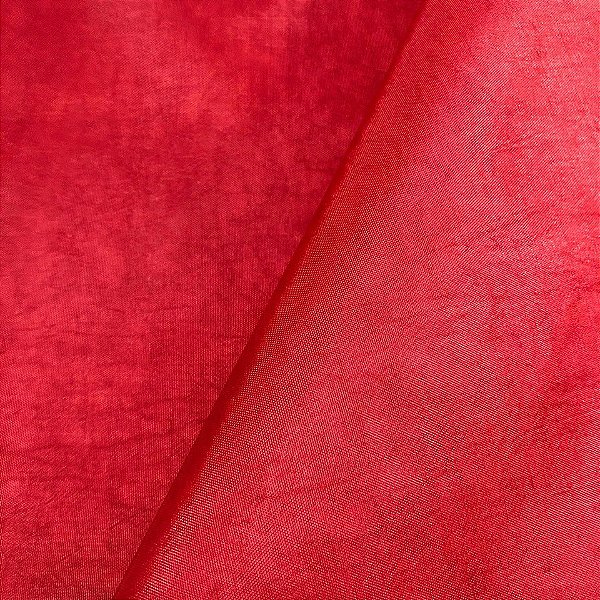 Nylon Amassado Resinado Vermelho (50cm x 140cm)