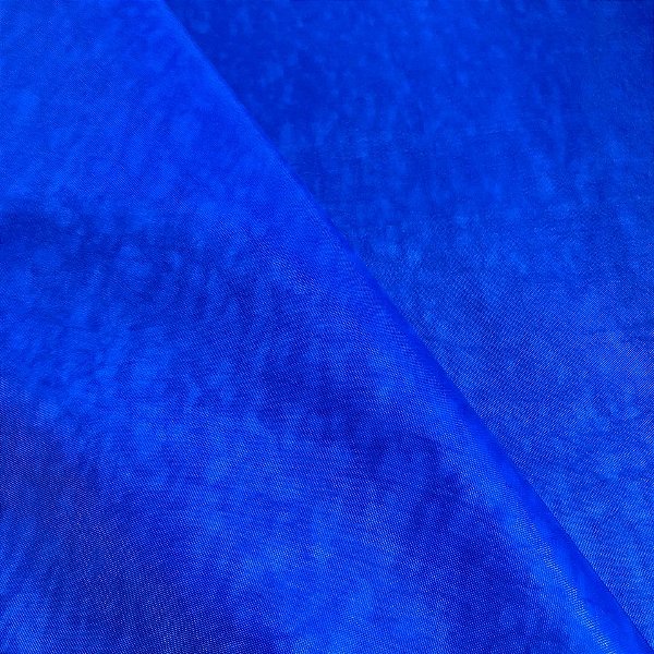 Nylon Amassado Resinado Azul Royal (50cm x 140cm)