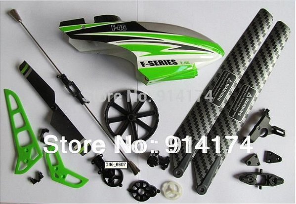 Kit De Peças  de reposição  Para Helicoptero F45 - Mjx 645 & Scorpion H-18
