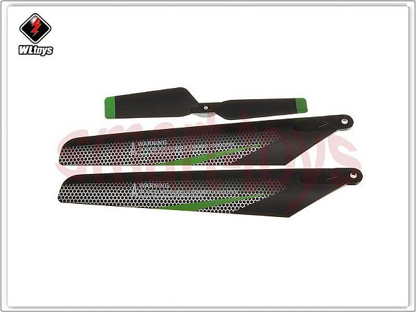 Helices Para Helicoptero V912 WLtoys  Verde
