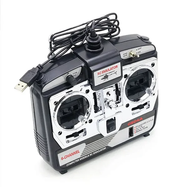 Radio Simulador Rc Real P/ Modelismos 6ch 0904a Realflight G2- G4