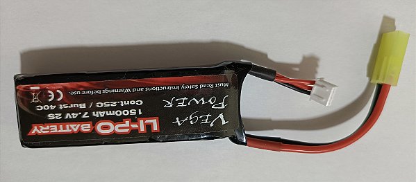 Bateria Carrinho Rc Himoto Spino 7.4volts X 1500mah Lipo