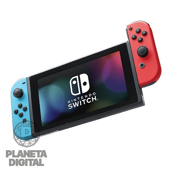 Console Nintendo Switch 32GB Azul e Vermelho Neon - NINTENDO