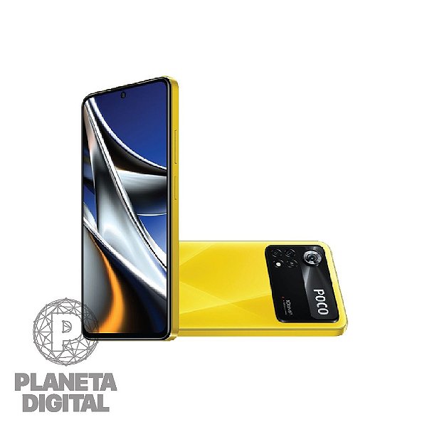 Smartphone Poco X4 Pro 5000mAh 256GB 5G 8 RAM Tela 6.67" AMOLED Câmera Tripla 108MP + Selfie 16MP  Impressão Digital - XIAOMI