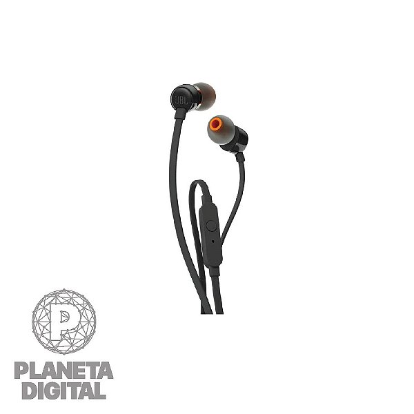 Fone de Ouvido Tune 110 Intra-Auriculares Fio Colorido Blutooth Rádio FM Microfone Integrado - JBL