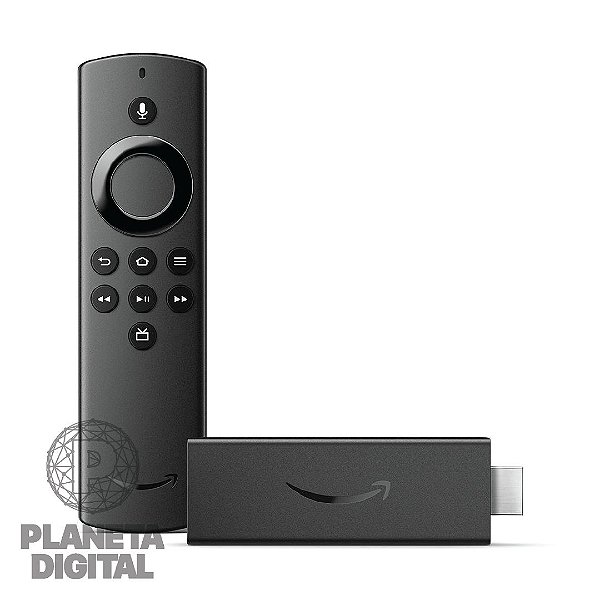 Controle Remoto Fire TV Stick Lite 2° Geração 8GB RAM Comando por Voz Bluetooth Netflix Spotify Amazon Prime Video HDMI - AMAZON