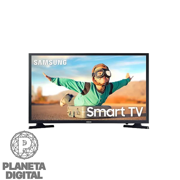 Smart TV 32" LED 10W RMS Desligamento Automático HDMI Resolução 1366x768 HD Sistema Operacional Tizen USB Acompanha Controle Remoto Preto - SAMSUNG