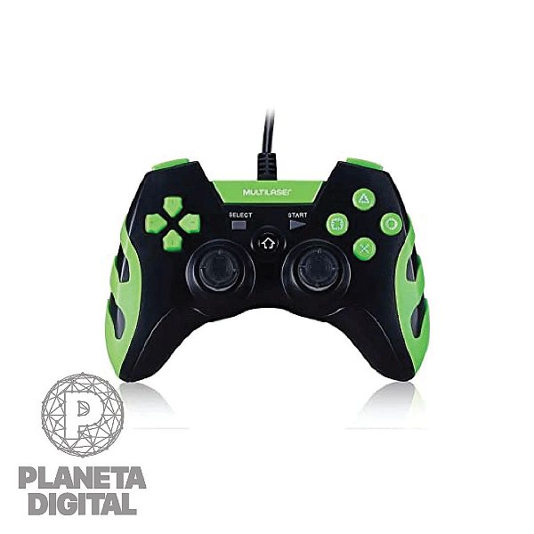 Controle Gamer para PS3/PC com Fio Confortável USB - MULTILASER